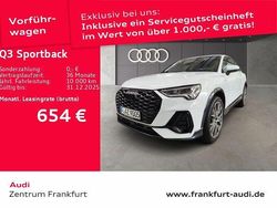 Gletscherweiß metallic Gebraucht 2025 Audi Q3 Sportback Ambiente SUV | 49.790 € (Teuer)