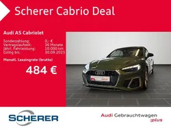 Distriktgrün metallic verdeck Gebraucht 2024 Audi A5 Cabriolet S-Line Cabrio | 51.790 € (Superpreis)