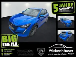 Blau/typ aussenverkleidung met Gebraucht 2025 Peugeot e-208 Allure Kleinwagen | 17.990 € (Superpreis)