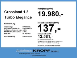 Lackierung peperoncino red/metallic Gebraucht 2024 Opel Crossland Elegance SUV | 19.980 € (Superpreis)