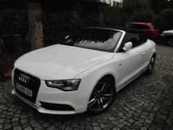 Weiß Gebraucht 2014 Audi A5 Cabriolet S-Line Cabrio | 22.950 € (Etwas zu teuer)