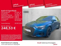 Atollblau metallic Gebraucht 2022 Audi A3 Sportback e-tron Ambiente Limousine | 25.550 € (Fairer Preis)