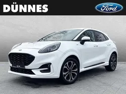 Blau (dynamic blue metallic) Gebraucht 2021 Ford Puma ST-Line X Coupé | 16.120 € (Superpreis)