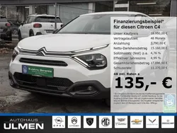 Weiss Gebraucht 2023 Citroën C4 Feel Limousine | 18.950 € (Guter Preis)