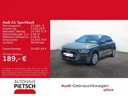 Gruen Gebraucht 2024 Audi A1 Sportback Advanced Plus Kleinwagen | 23.340 € (Fairer Preis)