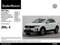 Pure white Gebraucht 2024 VW T-Roc Move SUV | 30.530 € (Fairer Preis)