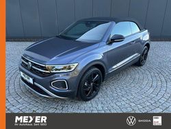 Rauchgrau metallic / schwarz Gebraucht 2024 VW T-Roc Cabriolet Style Cabrio | 33.890 € (Fairer Preis)
