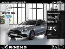 Silber metalliclack hightechsilber Gebraucht 2022 Mercedes C220 AMG Kombi | 42.870 € (Fairer Preis)