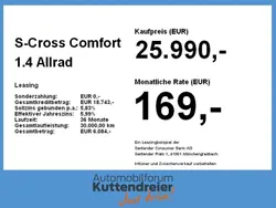 Cool white pearl metallic Neu 2025 Suzuki SX4 S-Cross Comfort SUV | 25.990 € (Fairer Preis)