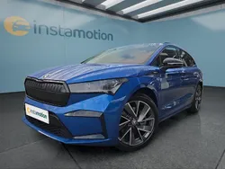 Blau Gebraucht 2021 Skoda Enyaq iV SUV | 35.149 € (Etwas zu teuer)
