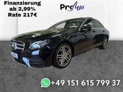 Schwarz Gebraucht 2019 Mercedes E220 AMG line Limousine | 33.950 € (Fairer Preis)