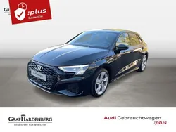 Schwarz Gebraucht 2024 Audi A3 Sportback S-Line Limousine | 33.490 € (Guter Preis)
