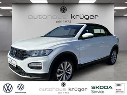 Weiß Gebraucht 2021 VW T-Roc Cabriolet Style Cabrio | 21.450 € (Fairer Preis)