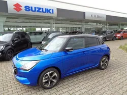 Frontier blue pearl / super bl Gebraucht 2024 Suzuki Swift Comfort+ Kleinwagen | 17.841 € (Fairer Preis)