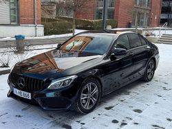 Schwarz Gebraucht 2018 Mercedes C220 AMG Limousine | 16.400 € (Fairer Preis)