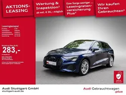 Navarrablau Gebraucht 2024 Audi A3 Sportback e-tron S-Line Limousine | 38.940 € (Teuer)