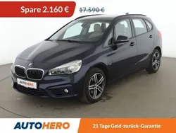 Blau Gebraucht 2017 BMW 218 Active Tourer Sport Line Van / Kleinbus | 15.430 € (Fairer Preis)