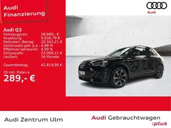 Schwarz Gebraucht 2022 Audi Q3 S-Line SUV | 38.980 € (Fairer Preis)