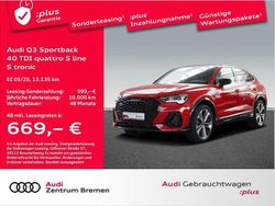 Rot Gebraucht 2025 Audi Q3 Sportback S-Line SUV | 58.350 €
