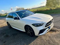 Weiß Gebraucht 2023 Mercedes C300e AMG line Kombi | 42.900 € (Fairer Preis)