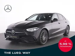 Metalliclack obsidianschwarz Gebraucht 2024 Mercedes C300 AMG Limousine | 49.885 € (Etwas zu teuer)