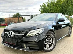 Obsidianschwarz metalliclack Gebraucht 2019 Mercedes C180 AMG Limousine | 20.950 € (Fairer Preis)