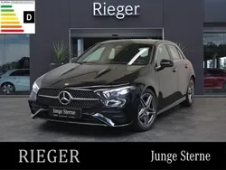 Schwarz Gebraucht 2024 Mercedes A200 AMG Limousine | 34.389 € (Fairer Preis)