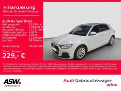 Gletscherweiß metallic Gebraucht 2025 Audi A1 Sportback Advanced Plus Kleinwagen | 23.930 € (Fairer Preis)
