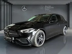 Schwarz Gebraucht 2024 Mercedes C180 AMG Kombi | 39.990 € (Fairer Preis)