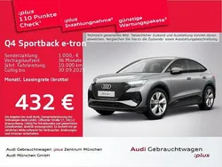 Grau Gebraucht 2025 Audi Q4 Sportback e-tron S-Line SUV | 48.529 € (Guter Preis)