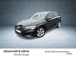 Mythosschwarz metallic Gebraucht 2021 Audi A3 Sportback e-tron S-Line Limousine | 26.480 € (Fairer Preis)