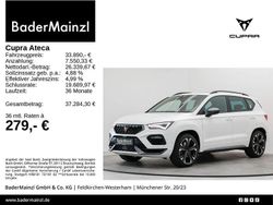 Bila weiß Gebraucht 2023 Cupra Ateca VZ SUV | 33.890 € (Fairer Preis)