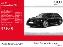 Schwarz Gebraucht 2022 Audi A6 S-Line Kombi | 77.870 €