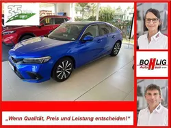 Premium crystal blau metallic Neu 2025 Honda Civic Elegance Limousine | 36.890 € (Fairer Preis)