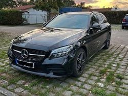 Schwarz Gebraucht 2020 Mercedes C220 AMG Limousine | 21.900 € (Superpreis)