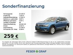 Blue silk metallic Gebraucht 2020 VW Tiguan Allspace Highline SUV | 25.450 € (Fairer Preis)