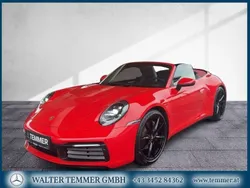 Rot Gebraucht 2020 Porsche 911 Carrera 4 Cabriolet Cabrio | 110.992 € (Superpreis)