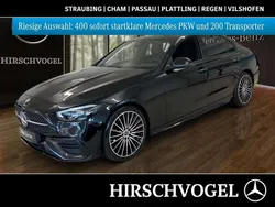 Metalliclack obsidianschwarz Gebraucht 2022 Mercedes C220 AMG line Limousine | 39.770 € (Teuer)