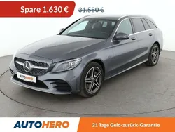 Selenitgrau Gebraucht 2021 Mercedes C300e AMG line Kombi | 29.950 €
