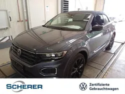 Rauchgrau metallic schwarz (metallic) Gebraucht 2021 VW T-Roc R-line SUV | 28.500 € (Fairer Preis)