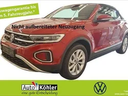 Kings red metallic Gebraucht 2024 VW T-Roc Cabriolet Style Cabrio | 29.790 € (Guter Preis)