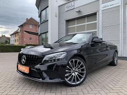 Schwarz Gebraucht 2020 Mercedes C300 AMG Cabrio | 35.390 € (Superpreis)