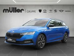 Raceblau metallic (metallic) Gebraucht 2022 Skoda Octavia SportLine Kombi | 25.490 € (Fairer Preis)
