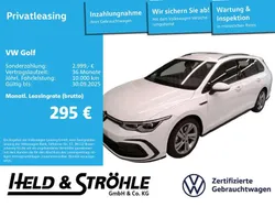 Pure white Gebraucht 2023 VW Golf VIII R-line Kombi | 30.970 € (Guter Preis)