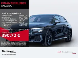 Mythosschwarz metallic Gebraucht 2023 Audi S3 Basis Limousine | 38.840 € (Guter Preis)