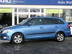 Denimblau metallic Gebraucht 2013 Skoda Fabia Fresh Kombi | 9.190 € (Teuer)