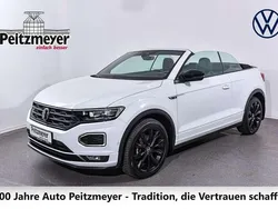 Pure white Gebraucht 2021 VW T-Roc Cabriolet R-line Cabrio | 28.990 € (Fairer Preis)