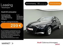 Mythosschwarz metallic Gebraucht 2024 Audi A3 Advanced Plus Limousine | 32.680 € (Fairer Preis)