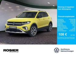 Gelb / grape yellow Gebraucht 2024 VW T-Cross Style SUV | 24.220 € (Fairer Preis)