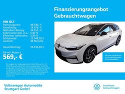 Gletscherweiß metallic/schwarz Gebraucht 2024 VW ID.7 Pro Limousine | 48.930 €